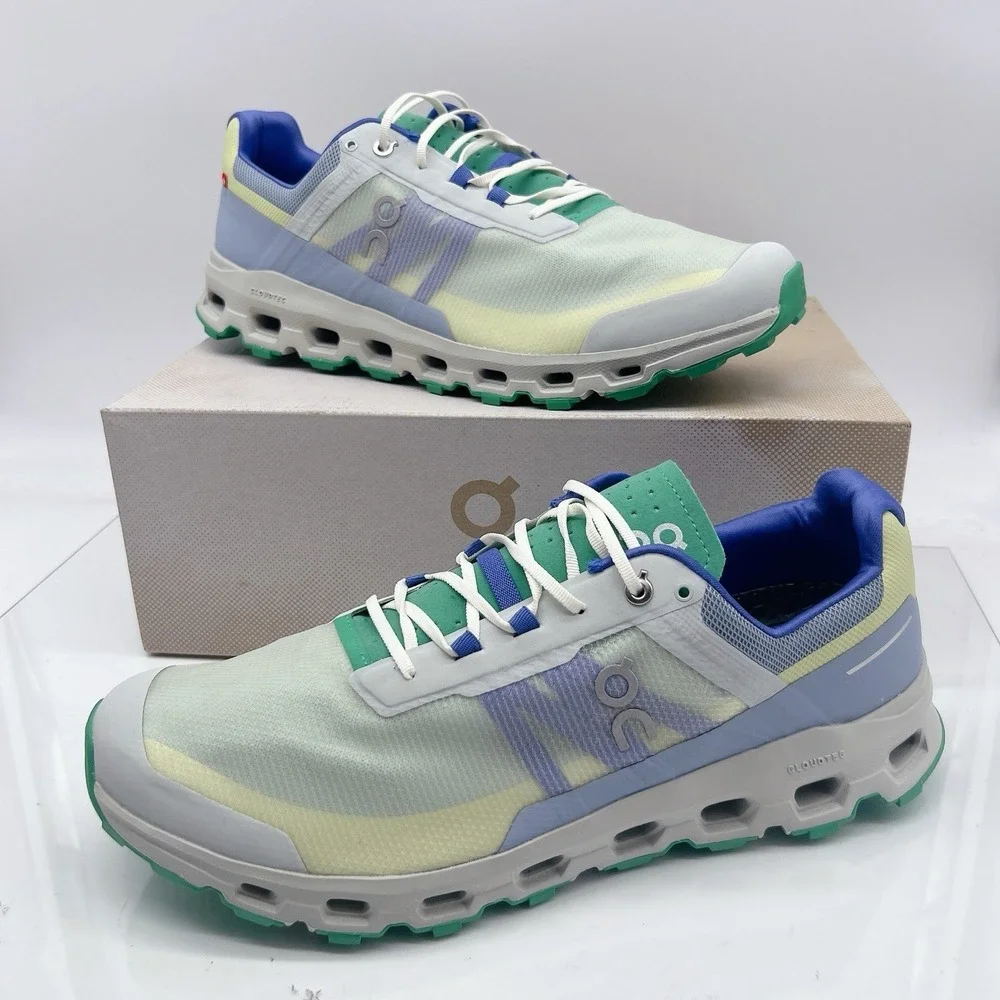 On Cloudvista Men's Running Shoes Athletic Sneakers Blue Green Lace Up Sz US 13